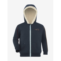 Sweat à capuche LeMieux Zip Through Mini Charlie Navy Bleu marine