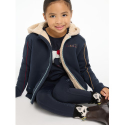Sweat à capuche LeMieux Zip Through Mini Charlie Navy Bleu marine