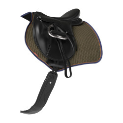 LeMieux Suede Close Contact Vierkant Zadeldek Alpine Bruin