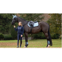 Tapis LeMieux Suede Close contact Square Glacier Bleu