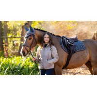 Tapis LeMieux Loire Classic Close Contact Square Petrol Bleu