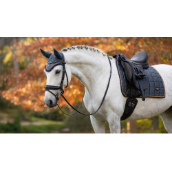 Tapis LeMieux Loire Classic Dressage Square Petrol Bleu