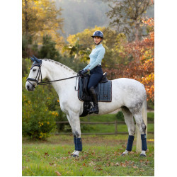 Tapis LeMieux Loire Classic Dressage Square Petrol Bleu