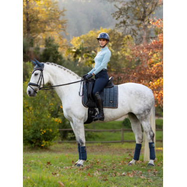 Tapis LeMieux Loire Classic Dressage Square Petrol Bleu