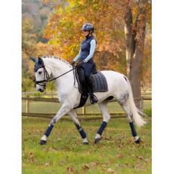 Tapis LeMieux Loire Classic Dressage Square Petrol Bleu