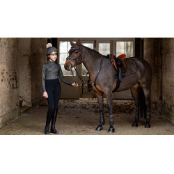 LeMieux Suede GP Vierkant Zadeldek Alpine Bruin