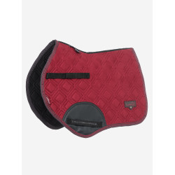 Tapis Mini LeMieux Suede Jump Square Ember Bordeaux Tapis Mini LeMieux Suede Jump Square Ember Bordeaux