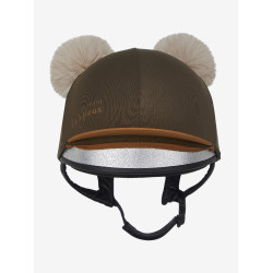 Toque double pompom Mini LeMieux Alpine Marron