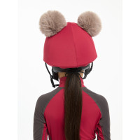 Toque double pompom Mini LeMieux Alpine Marron Toque double pompom Mini LeMieux Alpine Marron