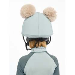 Toque double pompom Mini LeMieux Glacier Bleu