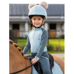 Toque double pompom Mini LeMieux Glacier Bleu