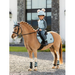 Toque double pompom Mini LeMieux Glacier Bleu