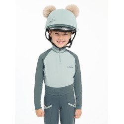 Toque double pompom Mini LeMieux Glacier Bleu