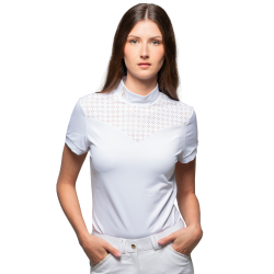 Wedstrijdpolo Flags & Cup Isla korte mouwen Wit Wedstrijdpolo Flags & Cup Isla korte mouwen Wit