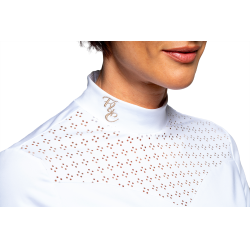 Wedstrijdpolo Flags & Cup Isla korte mouwen Wit Wedstrijdpolo Flags & Cup Isla korte mouwen Wit