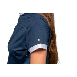 Wettkampfpolo Flags & Cup Isla Kurzarm Marine Marineblauw Wettkampfpolo Flags & Cup Isla Kurzarm Marine Marineblauw