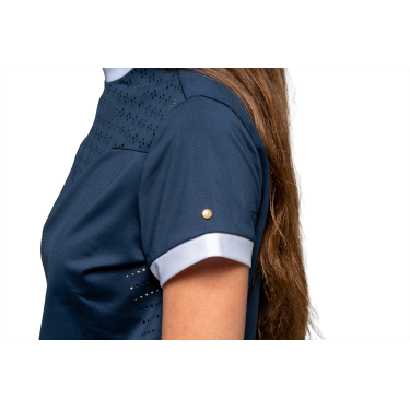 Wettkampfpolo Flags & Cup Isla Kurzarm Marine Marineblauw Wettkampfpolo Flags & Cup Isla Kurzarm Marine Marineblauw