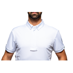 Polo de concours Flags & Cup garçon Wako manches courtes Blanc Polo de concours Flags & Cup garçon Wako manches courtes Blanc