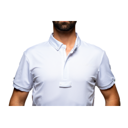 Polo de concours Flags & Cup garçon Wako manches courtes Blanc Polo de concours Flags & Cup garçon Wako manches courtes Blanc