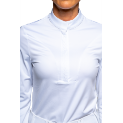 Polo de concours Flags & Cup Arizona manches longues Blanc