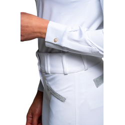 Polo de concours Flags & Cup Arizona manches longues Blanc