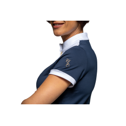 Polo de concours Flags & Cup Arizona manches courtes Marine Bleu marine Polo de concours Flags & Cup Arizona manches courtes Marine Bleu marine