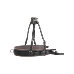 Harnais JM de luxe pour calèche Marron foncé