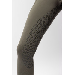 Pantalon d'équitation fond intégral grip Horze Noelle femme Vert olive