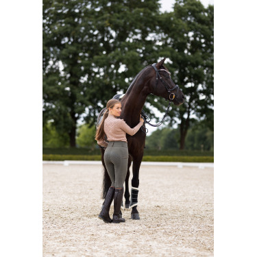 Pantalon d'équitation fond intégral grip Horze Noelle femme Vert olive Pantalon d'équitation fond intégral grip Horze Noelle femme Vert olive