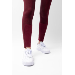 Pantalon fond intégral grip toutes saisons Horze Mira Bordeaux marron
