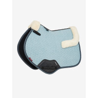 LeMieux Merino+ Suede Close Contact Vierkant Zadeldek Gletsjer