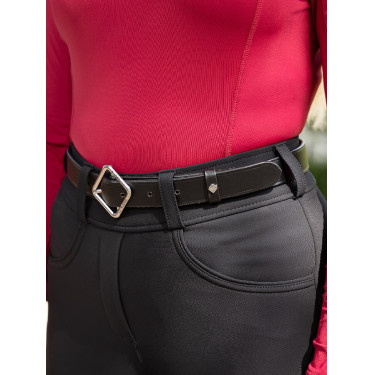 Leren riem LeMieux Cleo Zwart