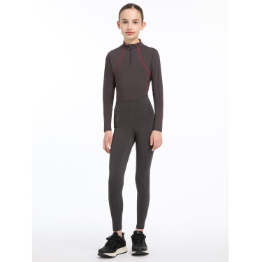 LeMieux Orla Young Rider Legging Asgrauw Bordeaux