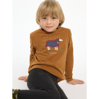 T-shirt à manches longues Mini LeMieux Jessie Ginger Marron