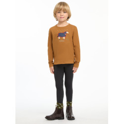 T-shirt à manches longues Mini LeMieux Jessie Ginger Marron