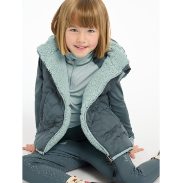Mouwloos vest Mini LeMieux Elsie Petrol Blauw