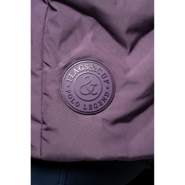 Doudoune femme Flags & Cup imperméable Napasoq Prune Violet Doudoune femme Flags & Cup imperméable Napasoq Prune Violet