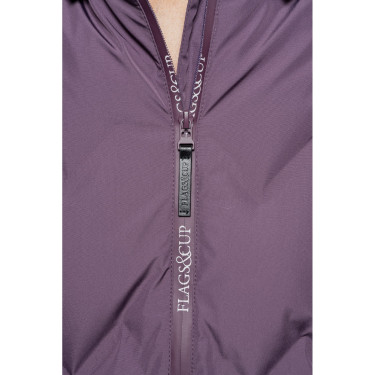 Doudoune femme Flags & Cup imperméable Napasoq Prune Violet Doudoune femme Flags & Cup imperméable Napasoq Prune Violet
