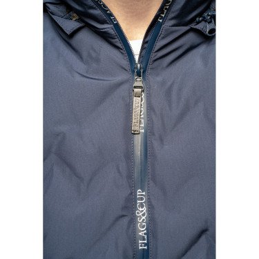 Doudoune Flags & Cup imperméable homme Kulusuk Marine Bleu marine