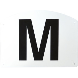 Set van 12 draaimolenletters plastic steun Hippotonic Set van 12 draaimolenletters plastic steun Hippotonic