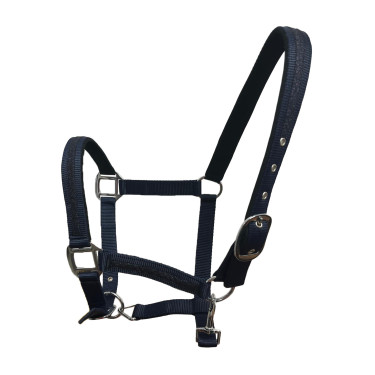 Set met halster en lijn Flags & Cup Atamik Zwart