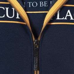 Sweat met rits Flags & Cup heren Perico Marine Marineblauw