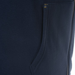 Sweat met rits Flags & Cup heren Perico Marine Marineblauw