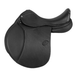 Selle polyvalente Bernini avec panneaux en latex Acavallo Noir