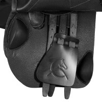 Panneaux en latex pour selle de saut Guttuso Acavallo Noir Panneaux en latex pour selle de saut Guttuso Acavallo Noir