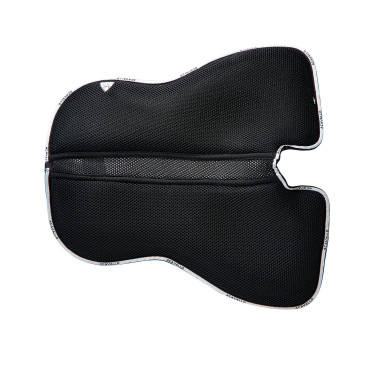 MF DS SW-3DS schokdemper met 3D-spacer en platte microfleece Acavallo MF DS SW-3DS schokdemper met 3D-spacer en platte microfleece Acavallo
