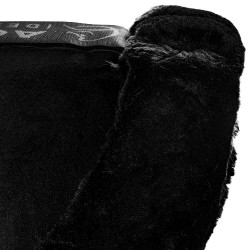 Amortisseur Piuma-FS WFS-FS avec poches en suède et rehausseur avant Acavallo Noir / noir