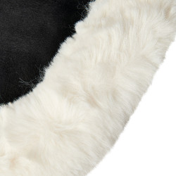 Piuma-FS WFS-FS schokdemper met suède zakken en achterverhoger Acavallo Zwart / natuur