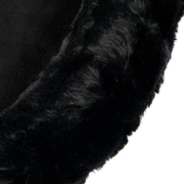 Schokdemper Piuma-FS WFS-FS met suède zakken en achterste verhoger Acavallo Zwart / zwart