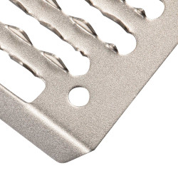 Semelle de rechange en acier inoxydable pour étriers réglables Acavallo